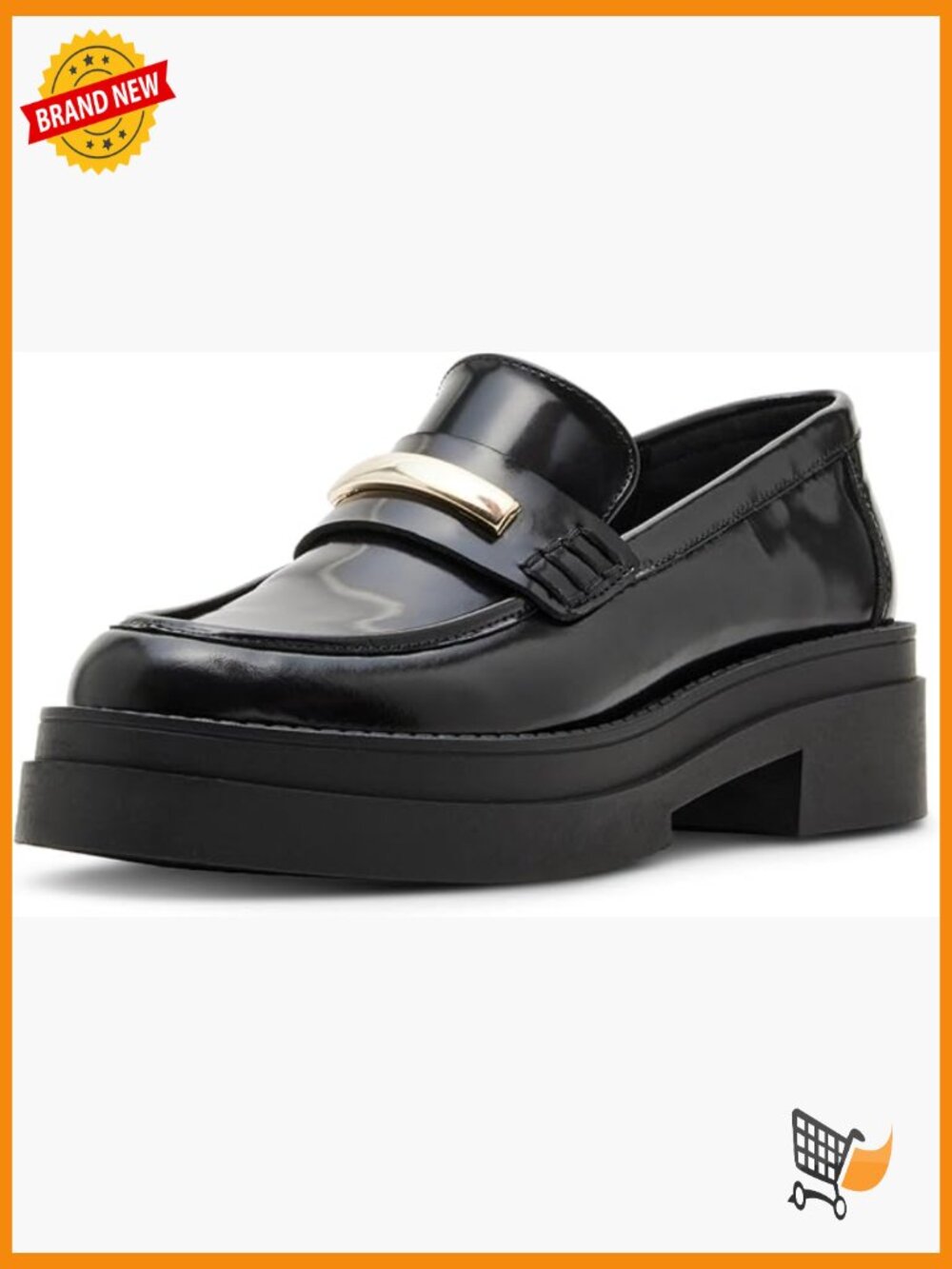 Platform Loafer with Chunky Heel - Fall Essential